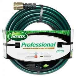 Scotts  5/8 in. Dia. x 100 ft. L Contractor  Green  PVC  Hose