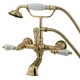 Kingston Brass Wall Mount Clawfoot Tub Filler With Hand Shower CC555T2