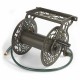 Liberty Garden 125 Foot Steel Decorative Garden Hose Wall Mounted Reel (3 Pack)