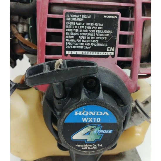 Honda Power Equipment WX10 4-Stroke Engine Gasoline Powered Water Pump WX10T