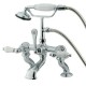 Kingston Brass Chrome Deck Mount Clawfoot Tub Faucet W Hand Shower CC412T1