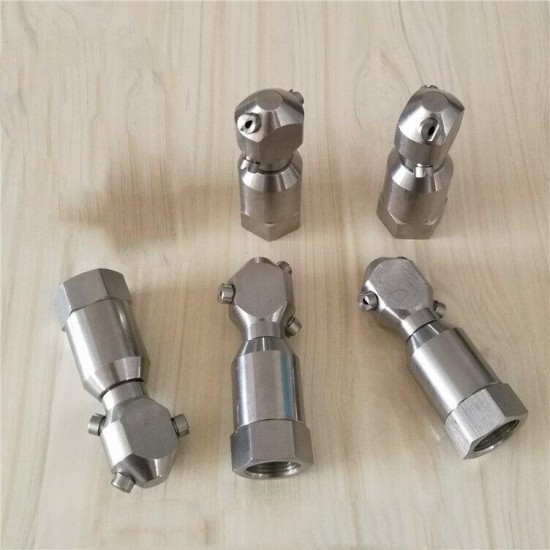 3/4 inch 360 Degree Stainless Steel Impact Tank Clean Wash Jet Rotate Nozzle