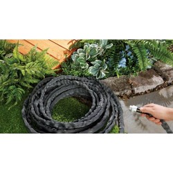 Zero-G  5/8 in. Dia. x 50 ft. L Black  Garden Hose - Case Pack of 6