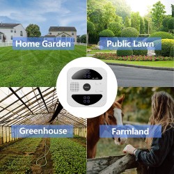 HYVQDNM Smart Sprinkler Controller, WiFi Sprinkler Controller 8 Zones Automatica