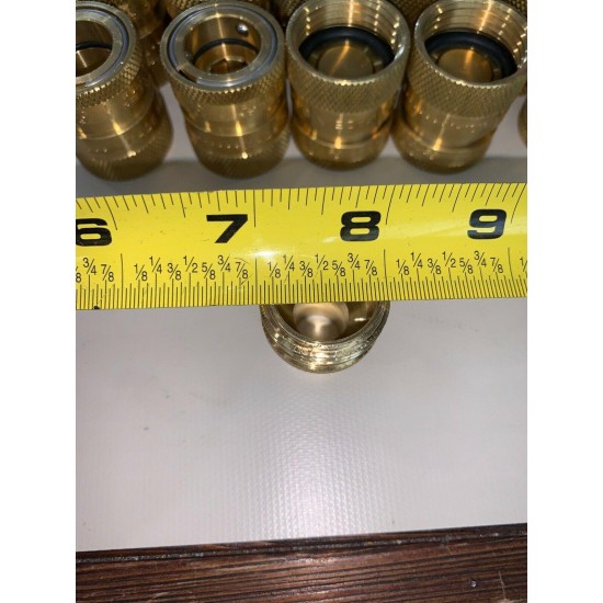 96 QTY! -BULK LOT- Dramm 22729 Heavy-Duty Quick Disconnect Brass 741C/743C -NEW