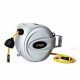 Retractable Hose Reel 100 ft x 1/2” - Brass Fittings, Super Heavy Duty, 3 Layer