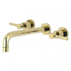 KINGSTON BRASS KS8022DL KS8022DL 2-Handle Wall Mount Roman Tub Faucet