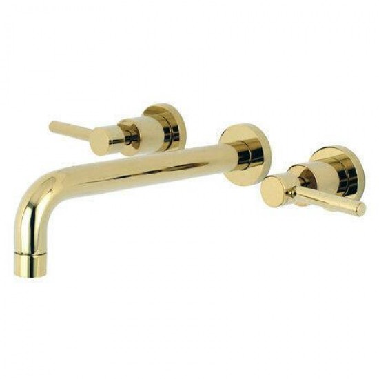 KINGSTON BRASS KS8022DL KS8022DL 2-Handle Wall Mount Roman Tub Faucet