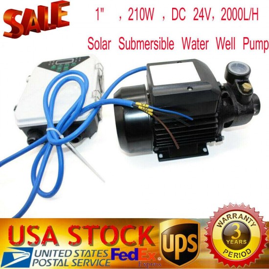 210W Solar Water Above Ground Swimming Pool Pump Vortex Pump Head 25m With MPPT