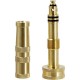 20X(Heavy-Duty Brass Adjustable Twist Hose Nozzle 2 Pack Garden Wate