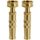 20X(Heavy-Duty Brass Adjustable Twist Hose Nozzle 2 Pack Garden Wate