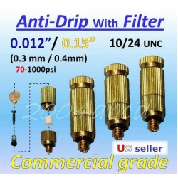 Brass / Ceramic Misting Nozzle Anti-Drip + Filter 0.012