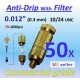 Brass / Ceramic Misting Nozzle Anti-Drip + Filter 0.012