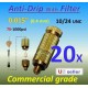 Brass / Ceramic Misting Nozzle Anti-Drip + Filter 0.012