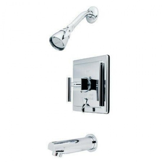 Kingston Brass Chrome Finish Claremont Tub & Shower Faucet KB86510CQL