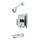 Kingston Brass Chrome Finish Claremont Tub & Shower Faucet KB86510CQL