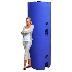 160-320 Gallon Water Storage Tank Barrel Plastic Large Emergency Water Storage