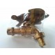 3x Brass Garden Tap Faucet Dolphin Starfish Turtle Spigot Water Vintage Decor