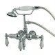 Kingston Brass Chrome Wall Mount Clawfoot Tub Faucet W Hand Shower CC24T1