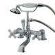 Kingston Brass Chrome Deck Mount Clawfoot Tub Faucet W Hand Shower CC212T1