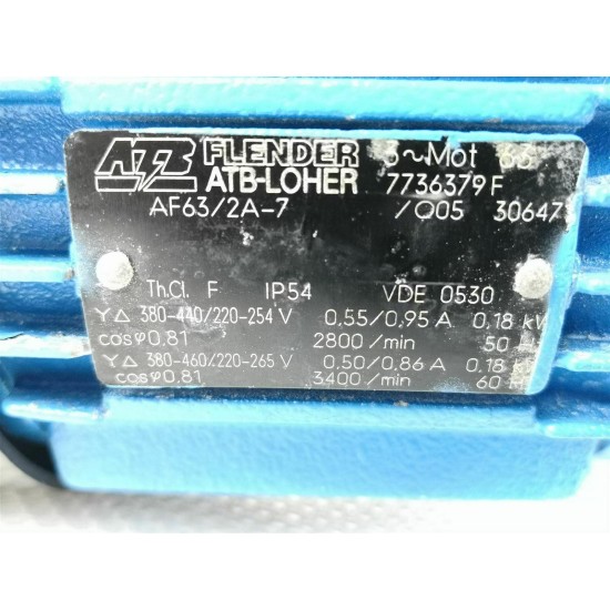 Atb Flender AF63/2A-7 Membrane Pump AF63/2A7