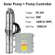 DC 24v Deep Well Submersible Water Pump off Grid System Kit 200w Solar Panel