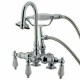 Kingston Brass Chrome Deck Mount Clawfoot Tub Faucet W Hand Shower CC18T1