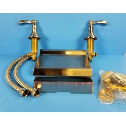 HT-815H-SS  Waterfall Roman Tub Filler  NEW OPEN BOX  8''x 7'' (BN)