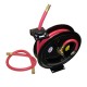 100 Ft x 3/8'' Retractable Air Hose Reel Mountable Truck 300 PSI