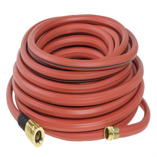 Element  5/8 in. Dia. x 100 ft. L Contractor  Brown  Hose