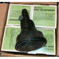 5 X Rain Bird Pop Up Sprinkler 15111A 1974 Made In USA 4 In Box 1 W/O Box