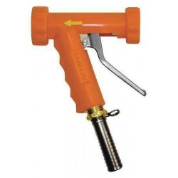 Sani-Lav Hot/cold Spray Nozzle Safety Orange Brass Stainless Steel N820