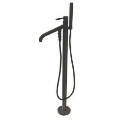 KINGSTON BRASS KS8135DL KS8135DL Floor Mount Tub Filler with Hand Shower