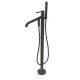 KINGSTON BRASS KS8135DL KS8135DL Floor Mount Tub Filler with Hand Shower