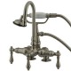 Kingston Brass CC13T8 Deck Mount Clawfoot Tub Filler With Hand Shower