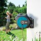 GARDENA Retractable Battery Operated Hose Reel 115-feet With Convenient Guide