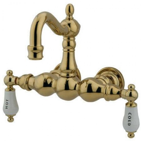 Kingston Brass Wall Mount Clawfoot Tub Filler CC1003T2