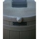 50 Gallon Rain Barrel Outdoor Storage Organization Garden Garage Water Collect