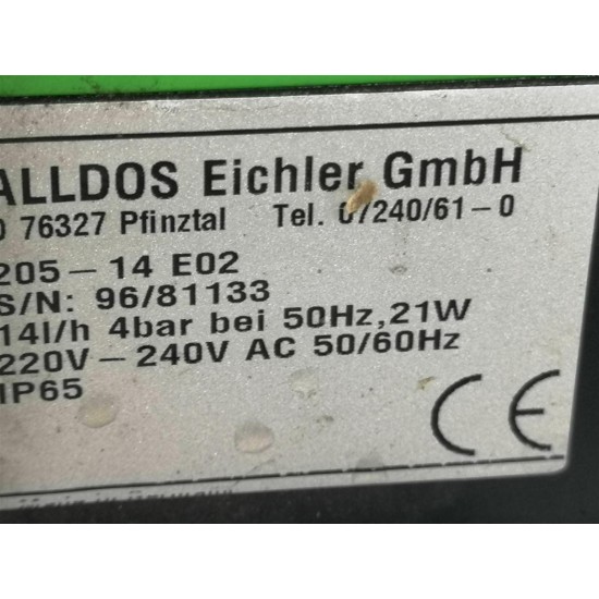 ALLDOS 205-14E02 Dosing Pump