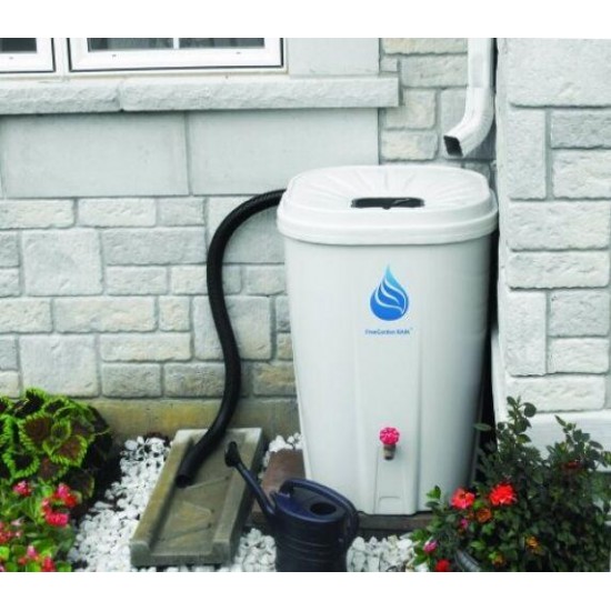 Rain Barrel With Brass Spigot  55 Gallon water Catcher