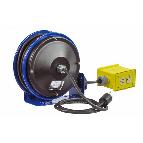 Coxreels Pc10-3012-b Cord Reel 30ft 12 AWG Receptacle 120vac