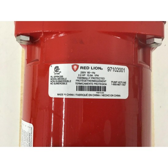 RED LION - Cast Iron Sprinkler Pump RL-SPRK200 4560 GPH