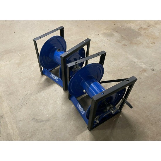 2-Coxreels Hand Crank Steel Hose Reel, 1125 Series Commercial + Stacking ($770)