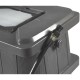 FCMP Outdoor Home Outdoor Wood Grain Rain Water Catcher Barrel, Gray (2 Pack)