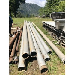 Lot of 30ft Aluminum Irrigation Pipes with Hook and Latch