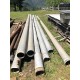 Lot of 30ft Aluminum Irrigation Pipes with Hook and Latch