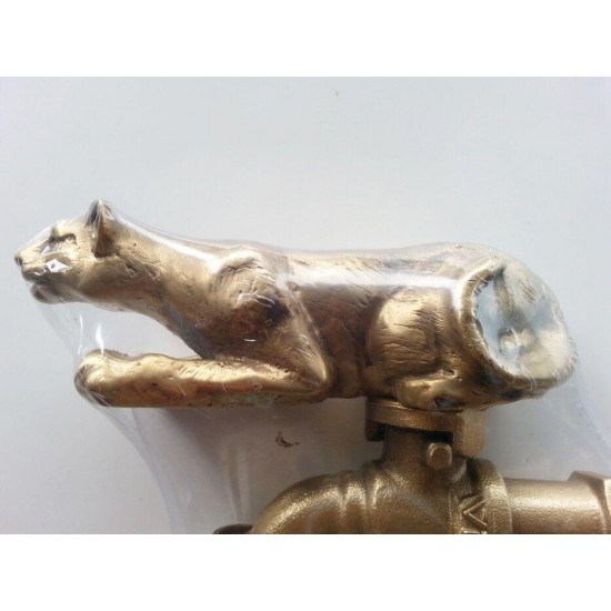 3x Brass Garden Bear Elephant Tiger Spigot Faucet Wild Animal Vintage Water Deco