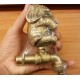 3x Brass Garden Bear Elephant Tiger Spigot Faucet Wild Animal Vintage Water Deco