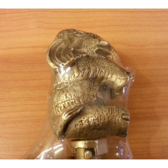 3x Brass Garden Bear Elephant Tiger Spigot Faucet Wild Animal Vintage Water Deco