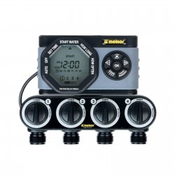 Melnor 53280 4-Outlet Digital Water Timer Simple and Flexible Programming, 4 ...